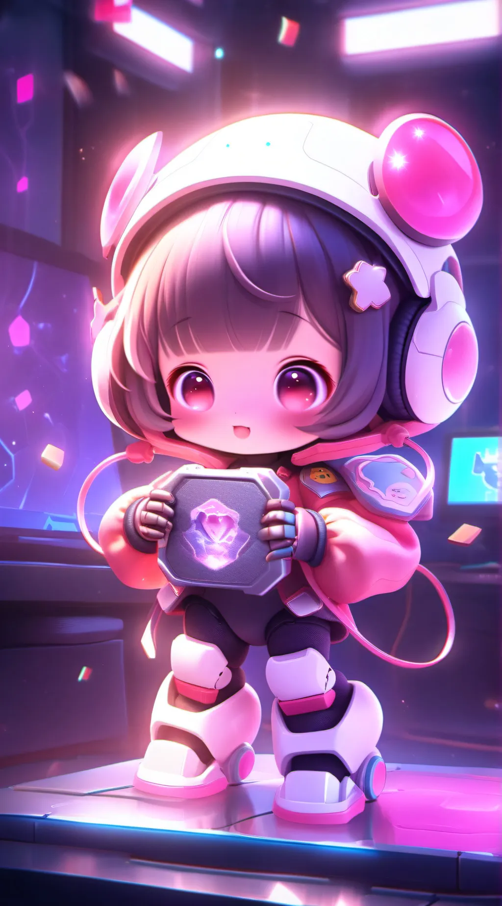 ai character: stupid girl background