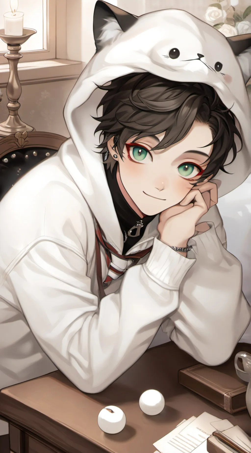 ai character: Catboy Atlas  background