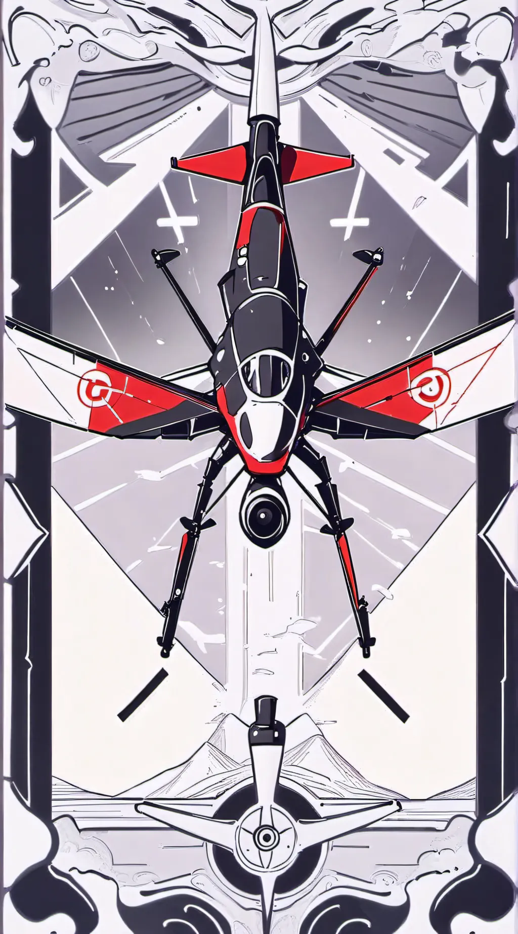 ai character: Md trap background