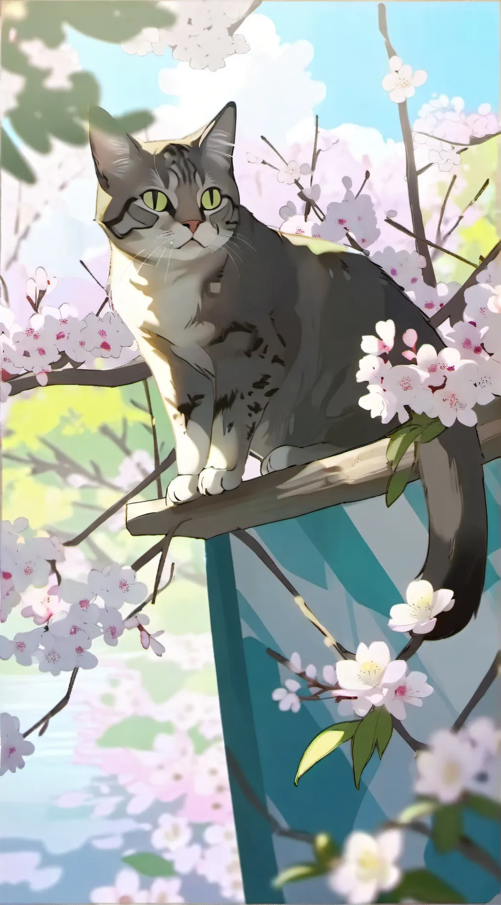 ai character: Grey background