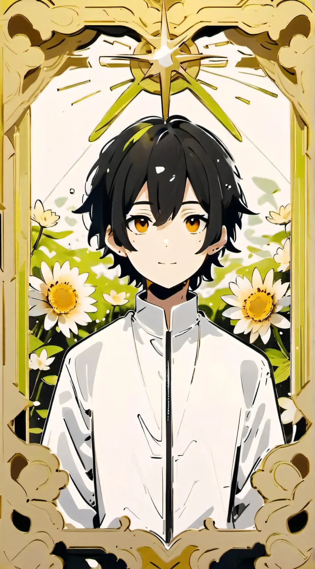 ai character: japanes background