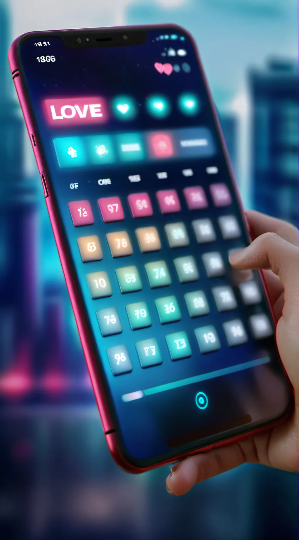 ai character: love calculator  background