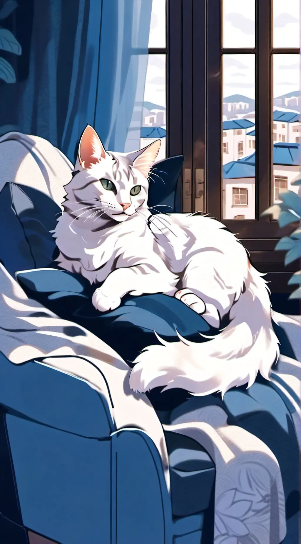 ai character: Aurora background