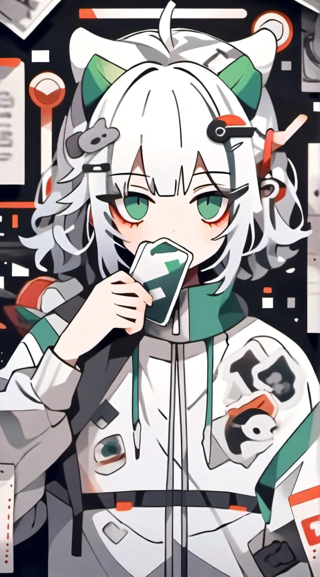 ai character: Raku  background