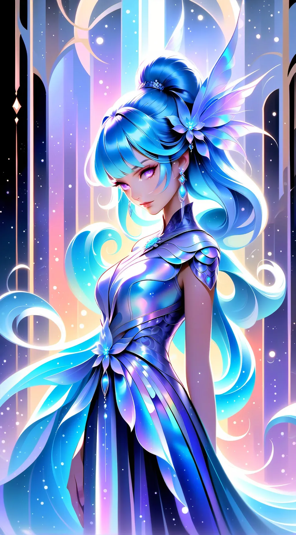 ai character: Mha (death time) background