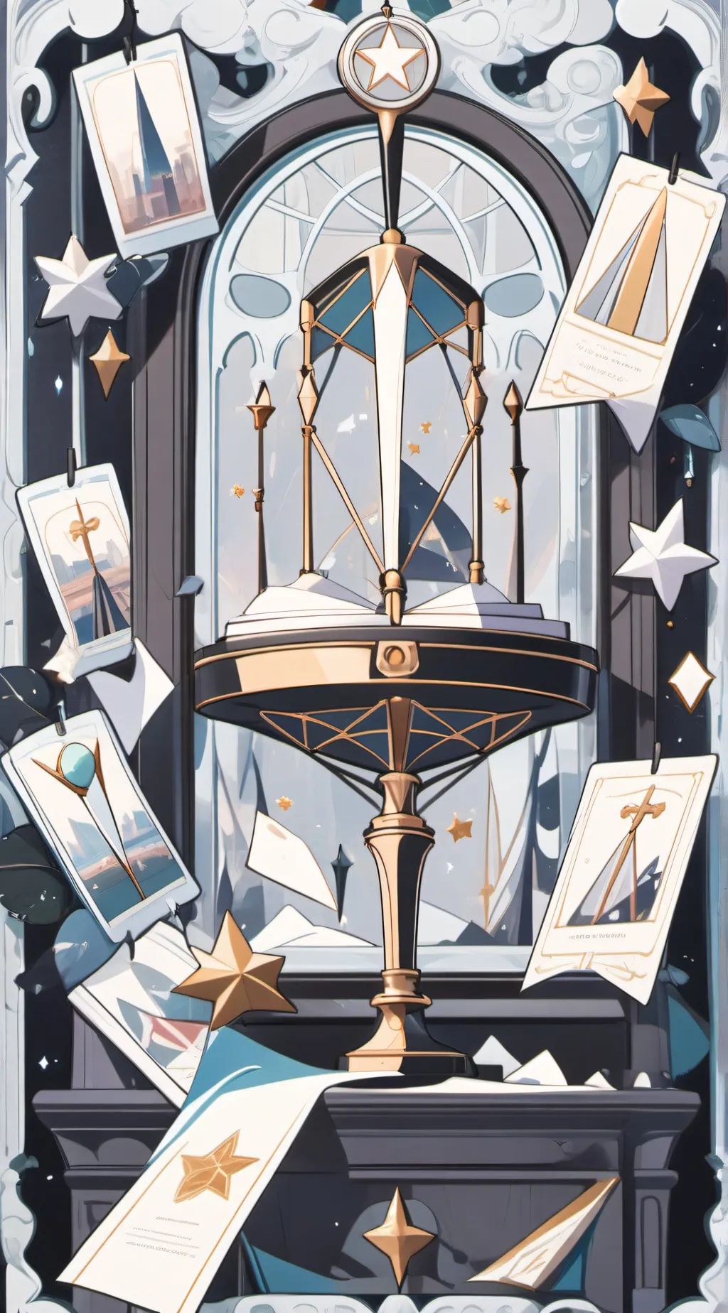 ai character: The unsee store background