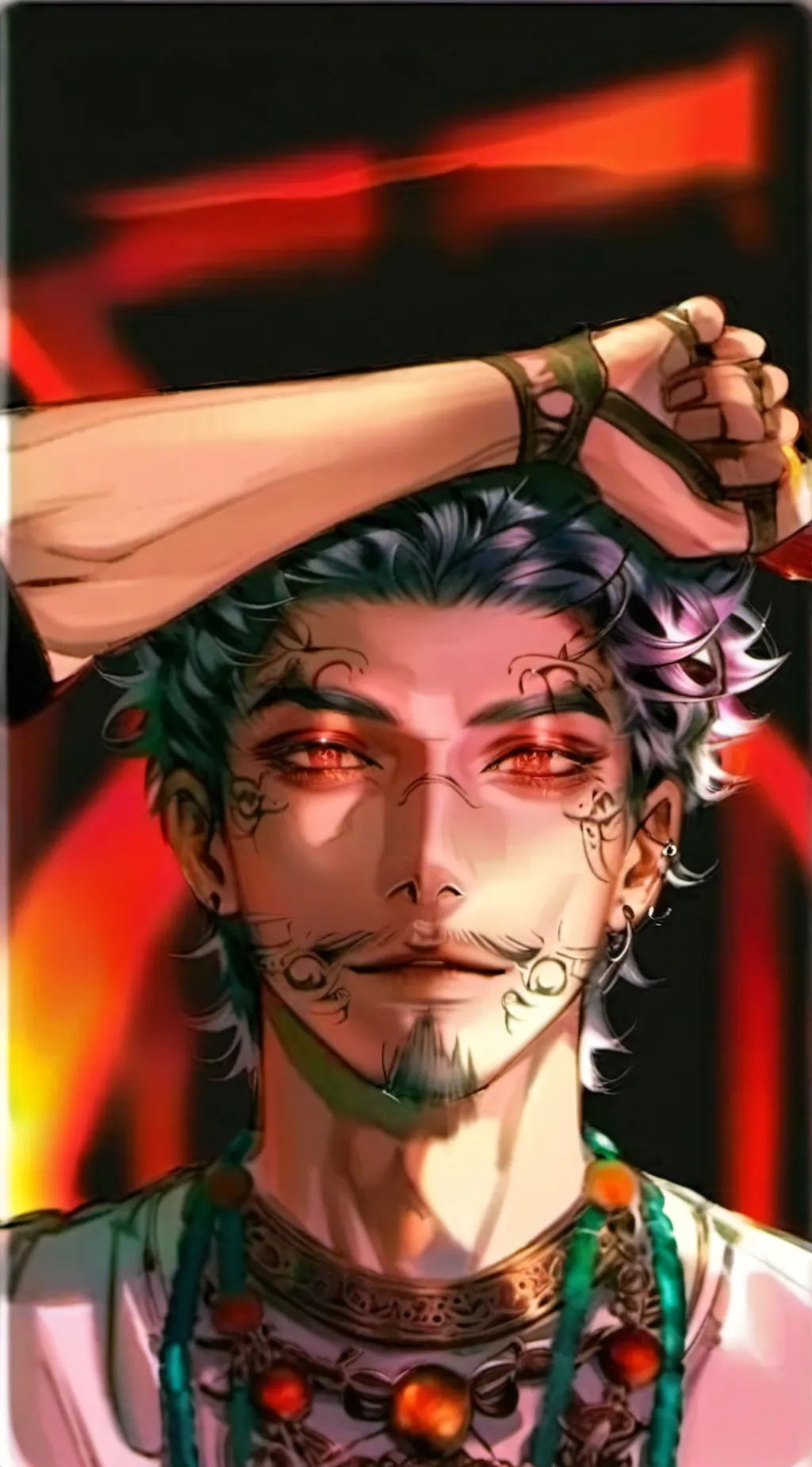 ai character: zhung musha background