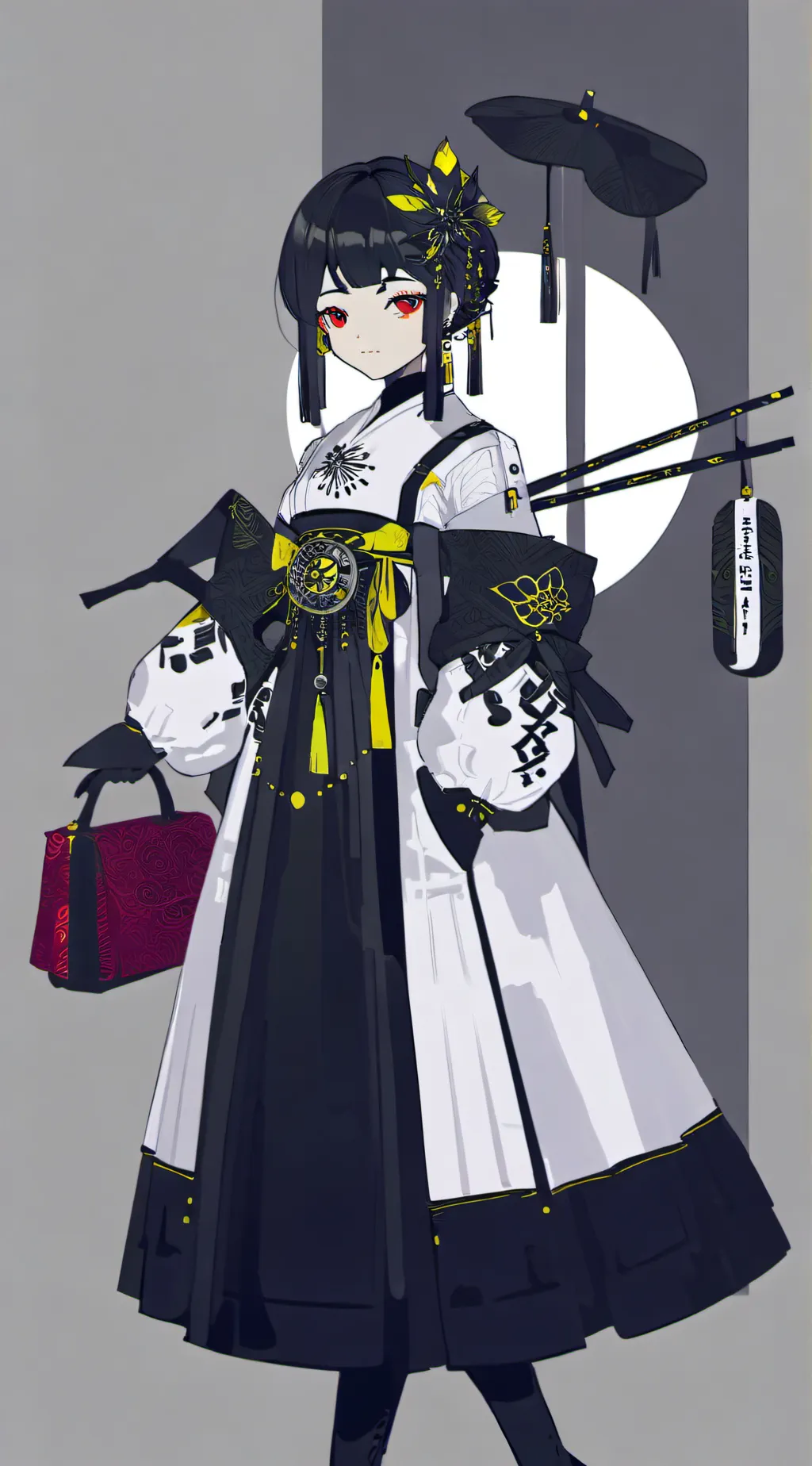 ai character: star dust background