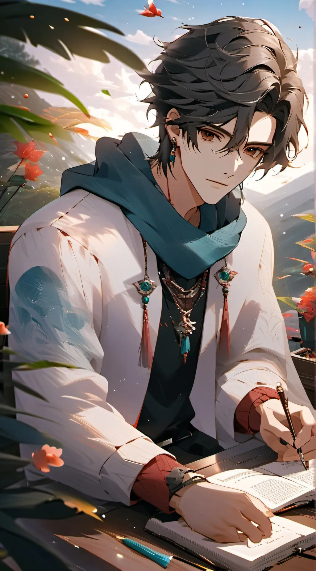 ai character: gars populaire max background