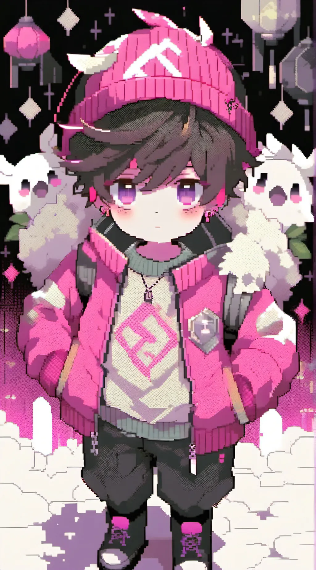 ai character: cash background