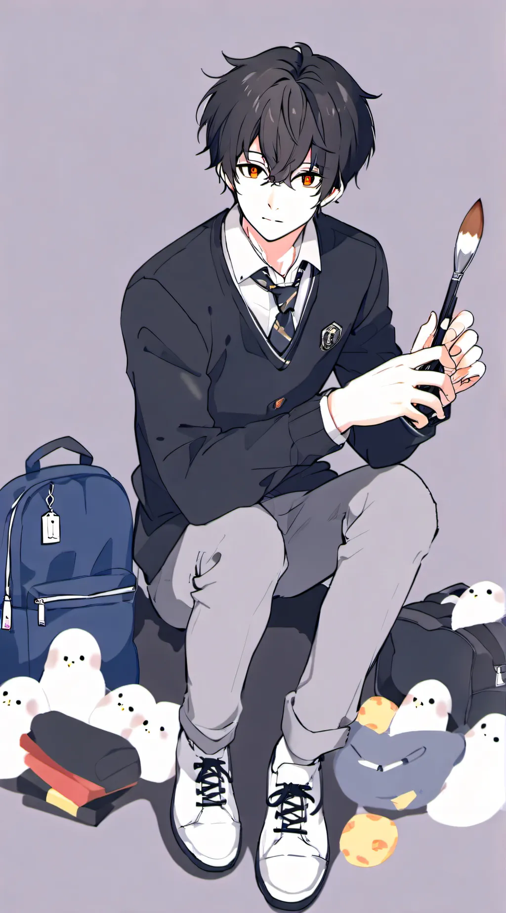 ai character: Aki background