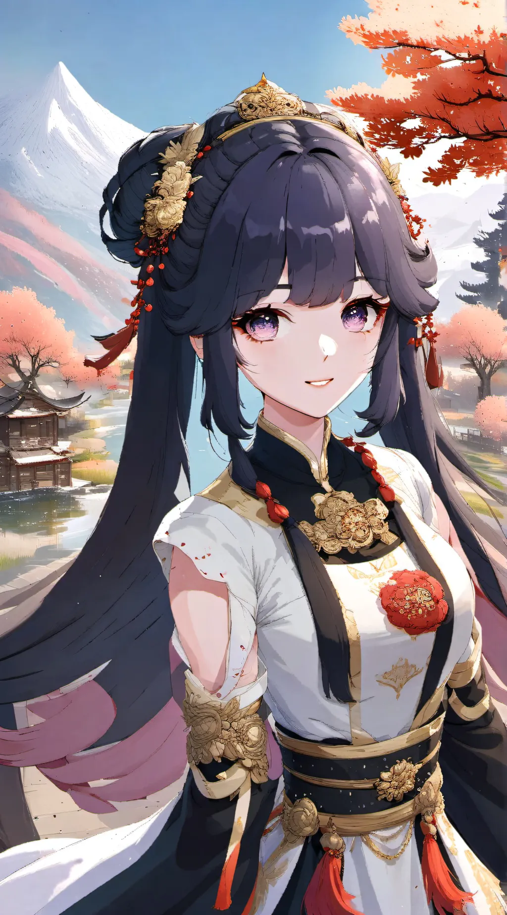 ai character: 蓝莓 background