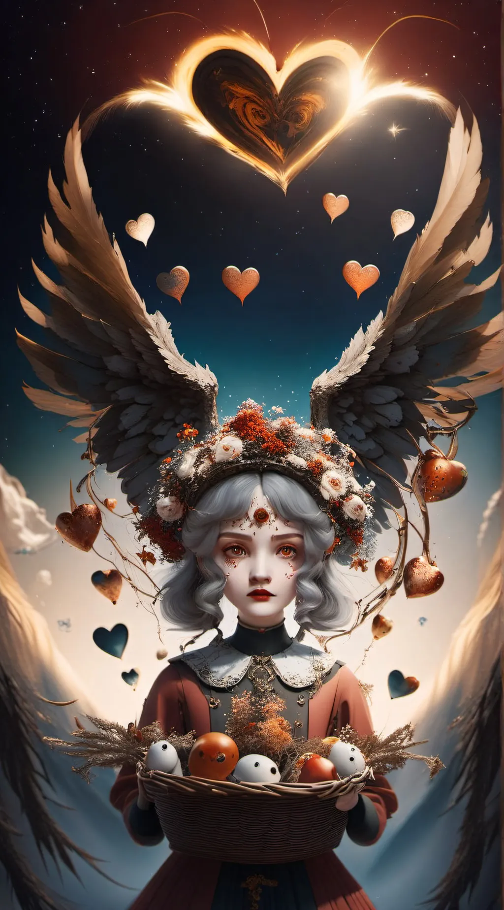 ai character: goddess lilly background