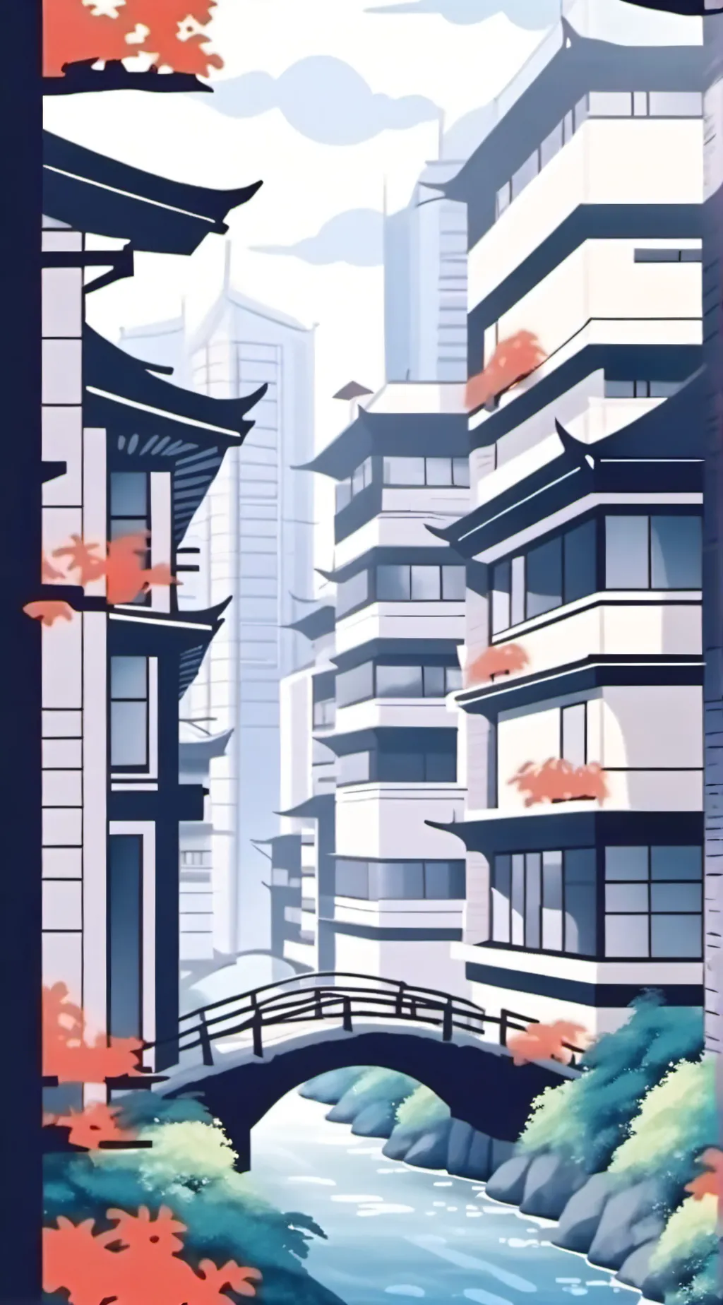 ai character: City RPG background