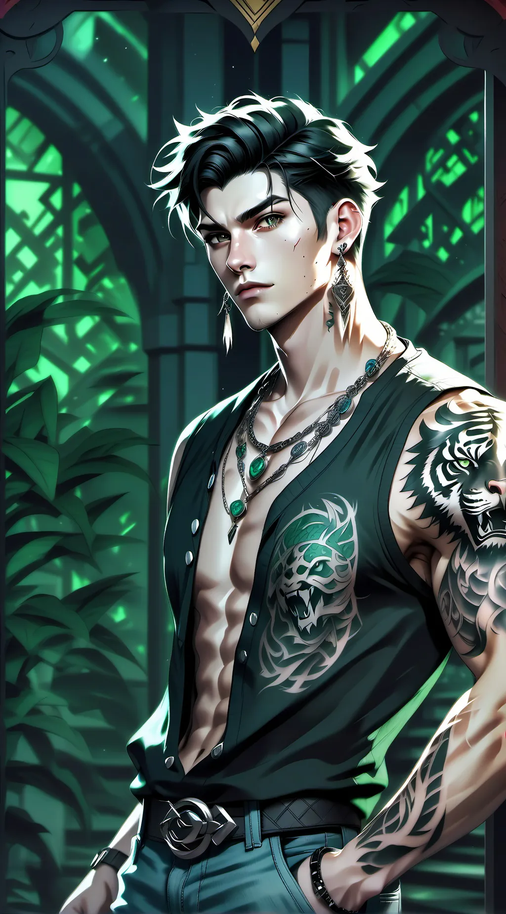 ai character: Zander background