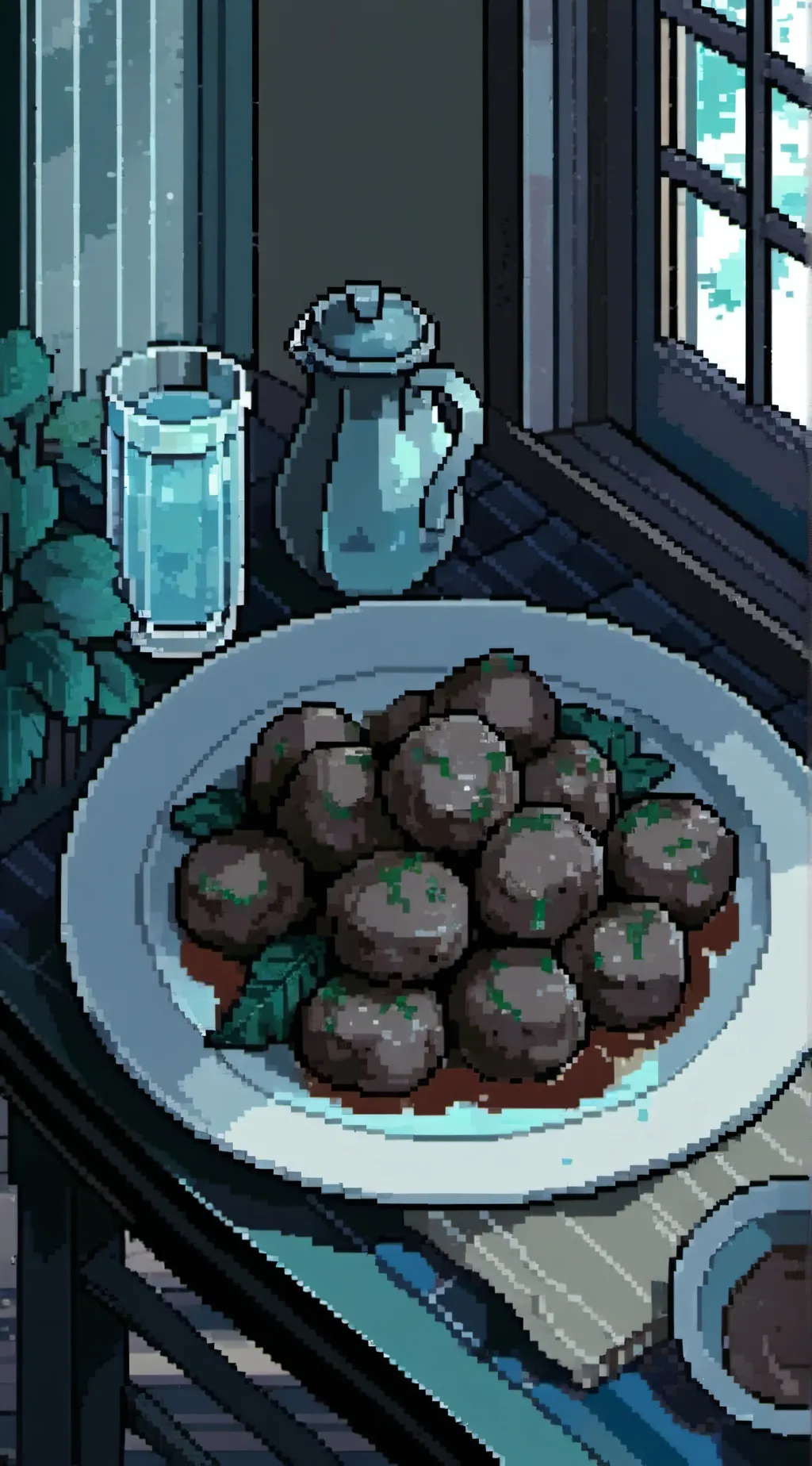 ai character: HH x EW background