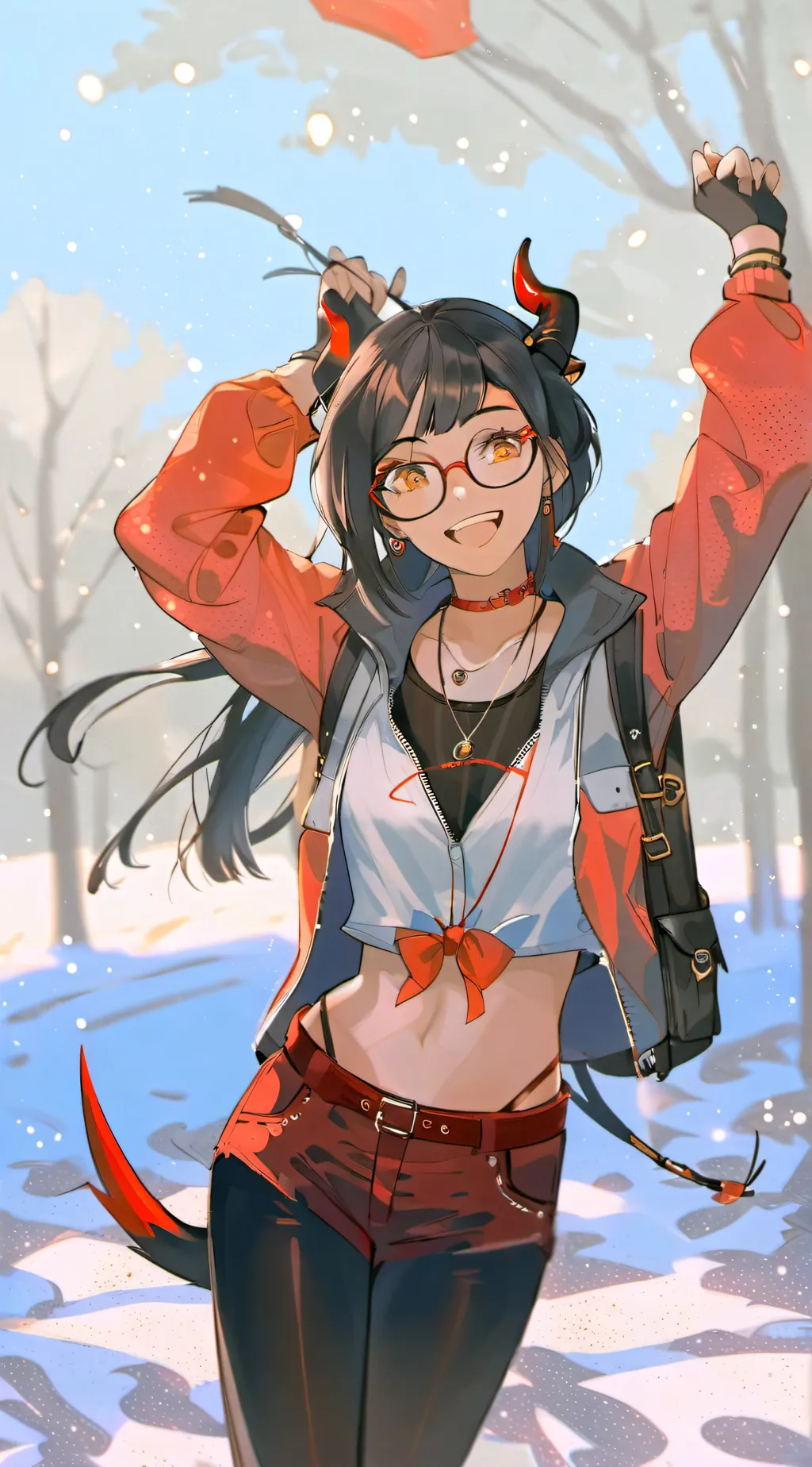 ai character: Rory △△△ background