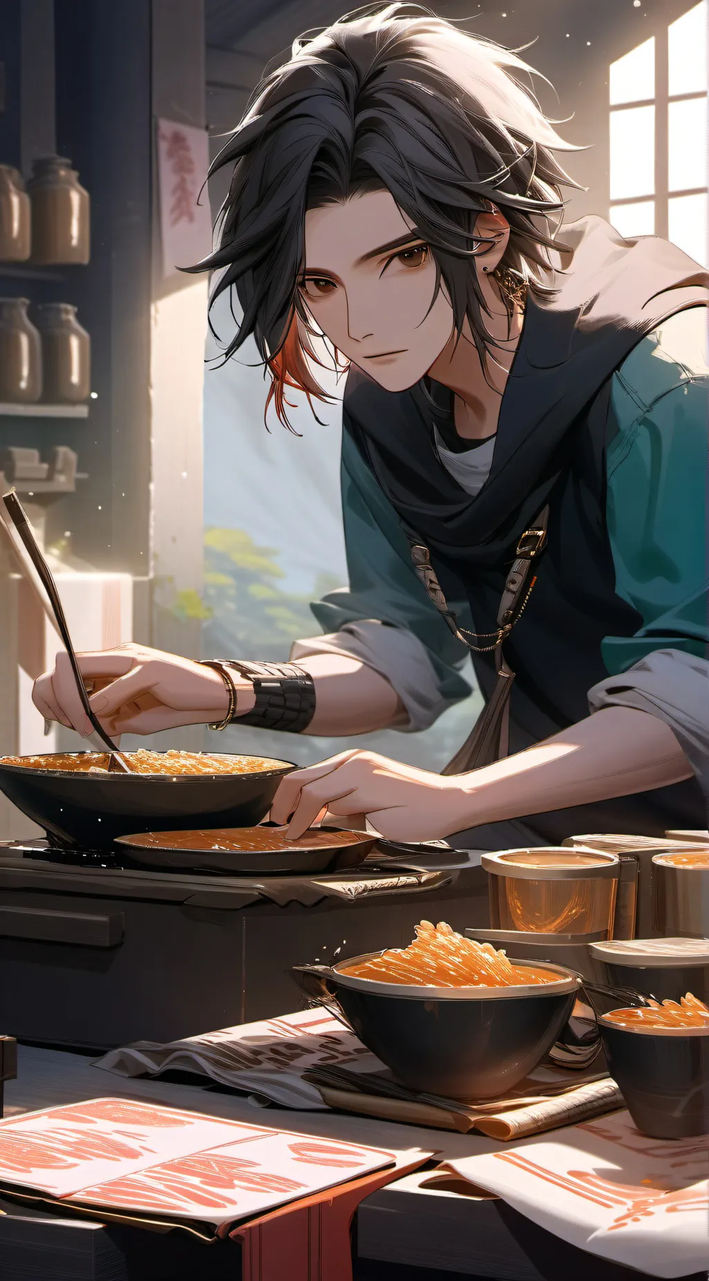 ai character: Maxwell  background