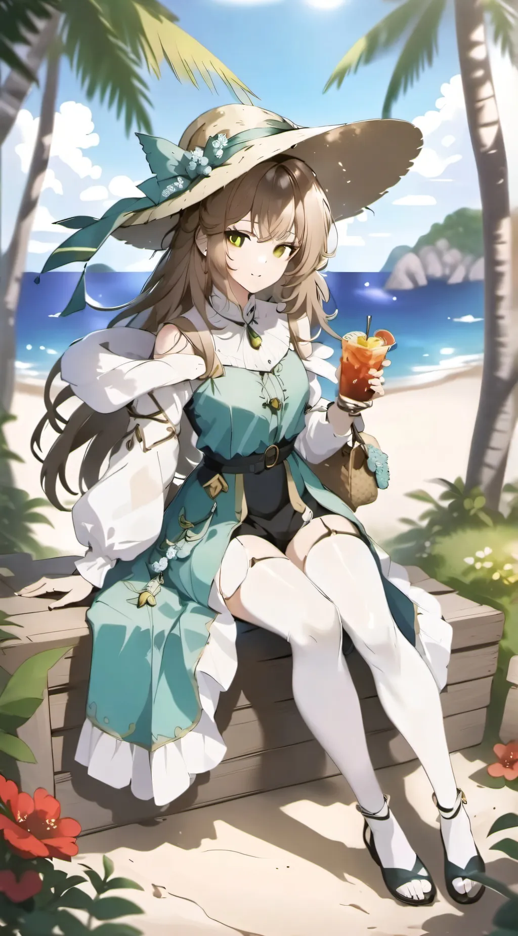 ai character: Luana😶 background