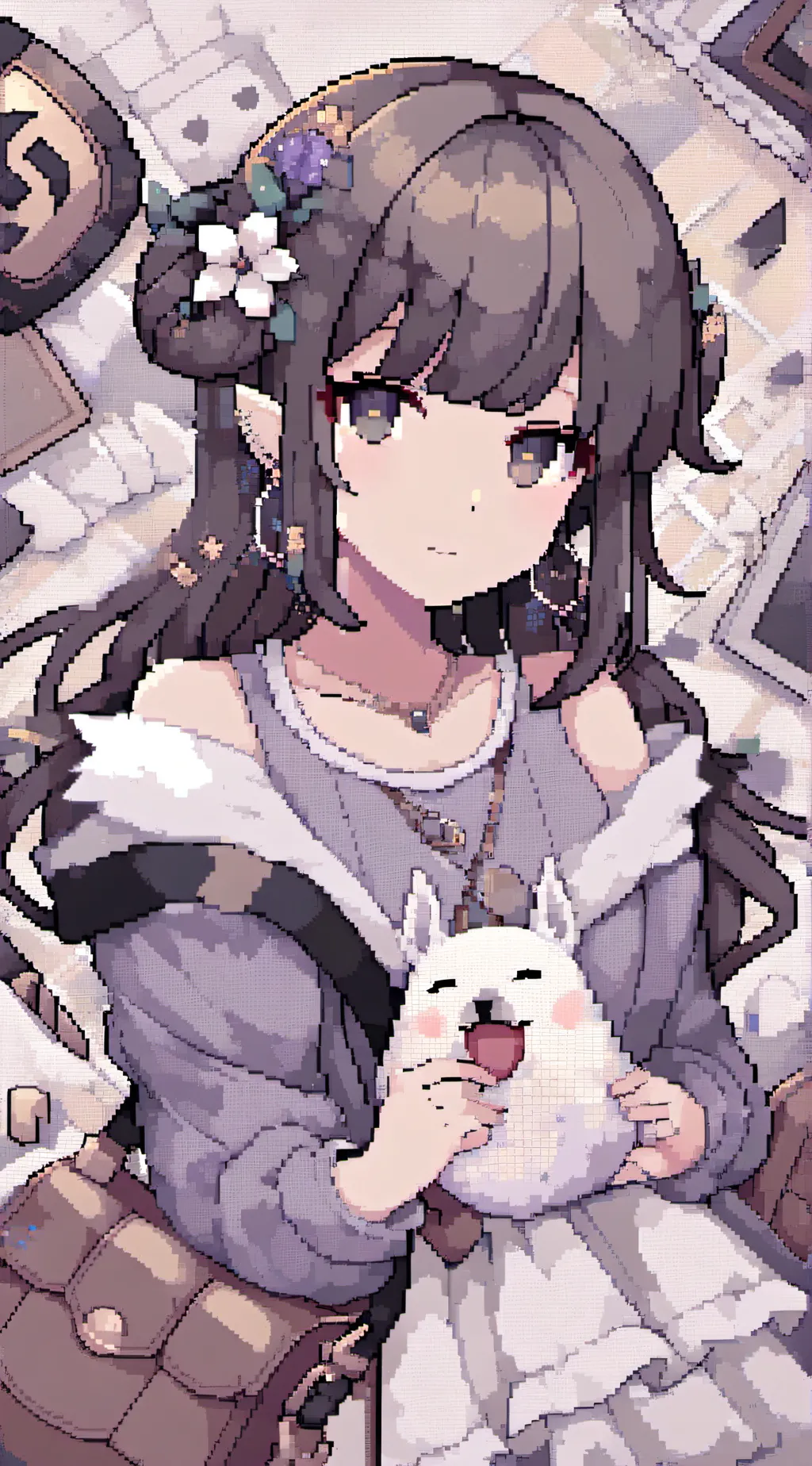 ai character: Izzy  background