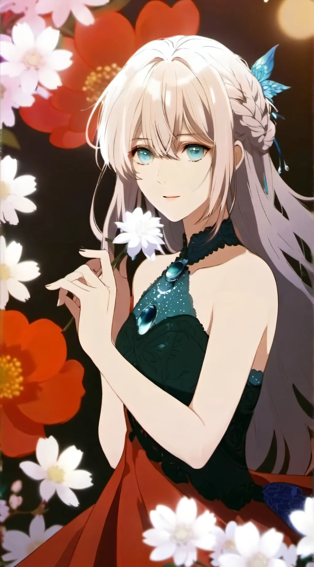 ai character: Popular at school  background