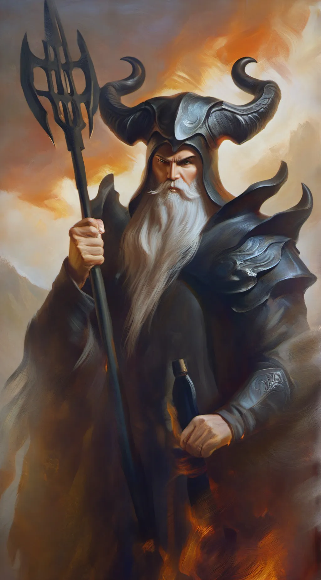 ai character: Dark Magic God background