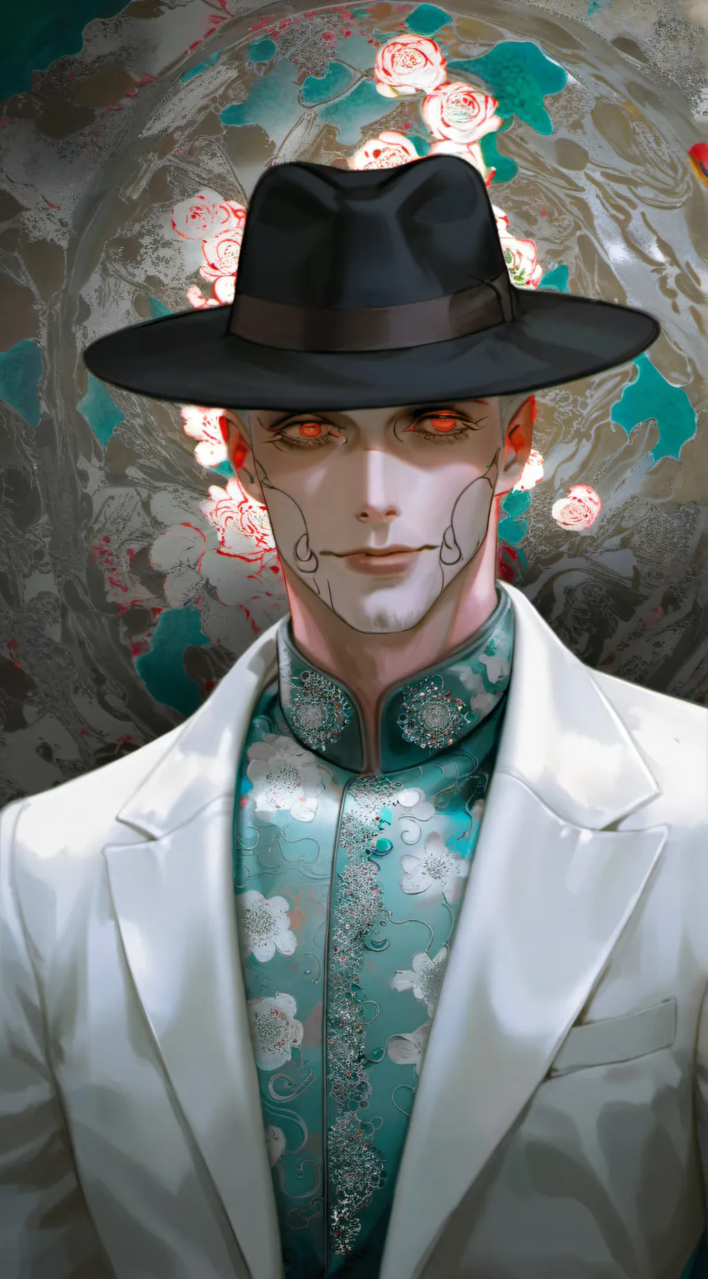 ai character: Alpha  background