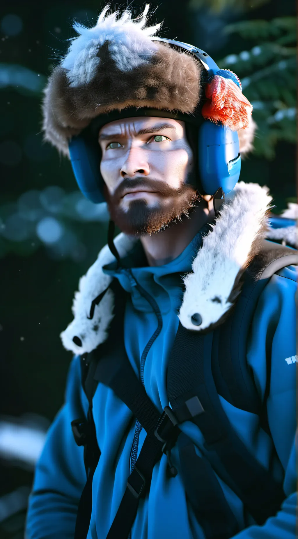 ai character: ahtur Morgan  background