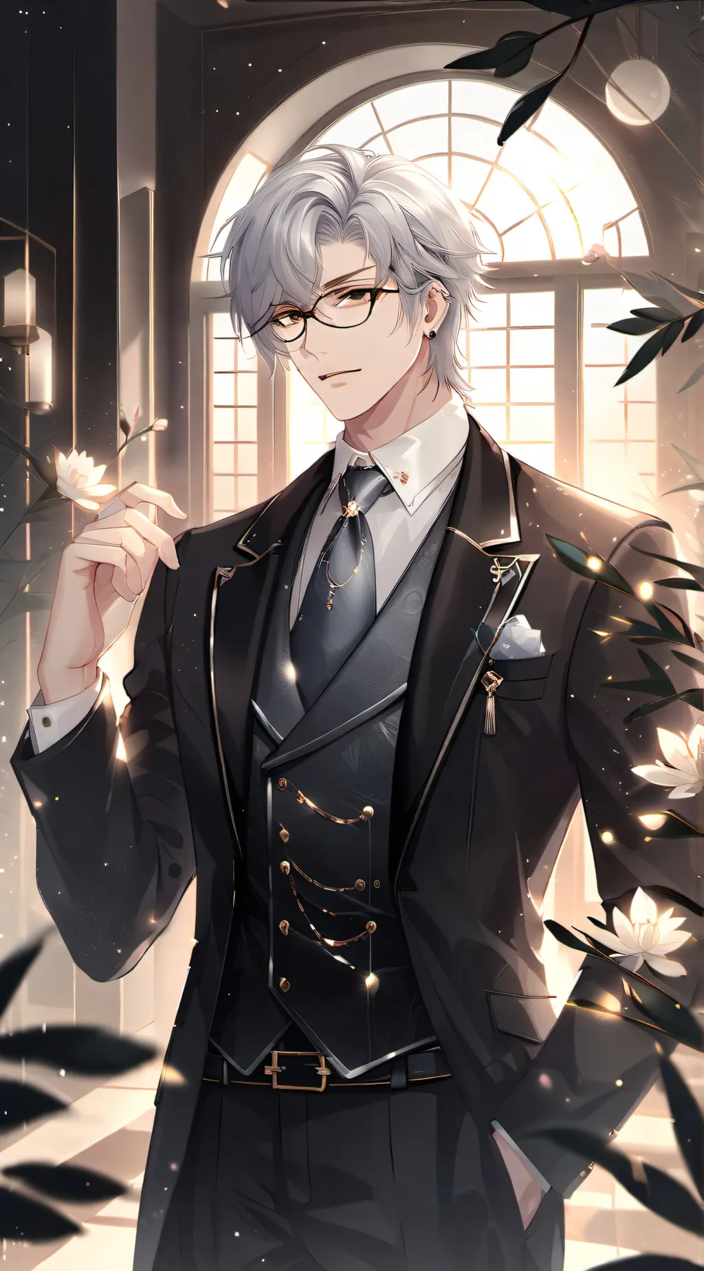 ai character: Asher  background