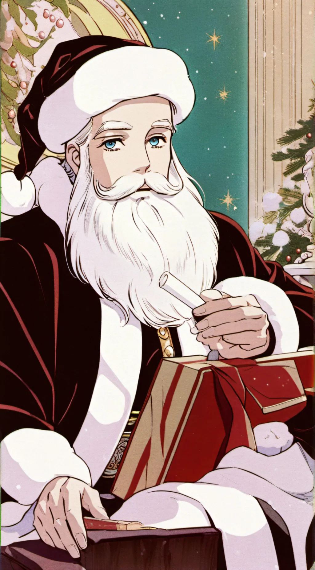 ai character: Santa’s son background