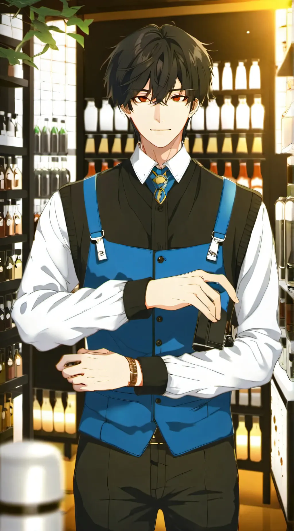 ai character: The lab background