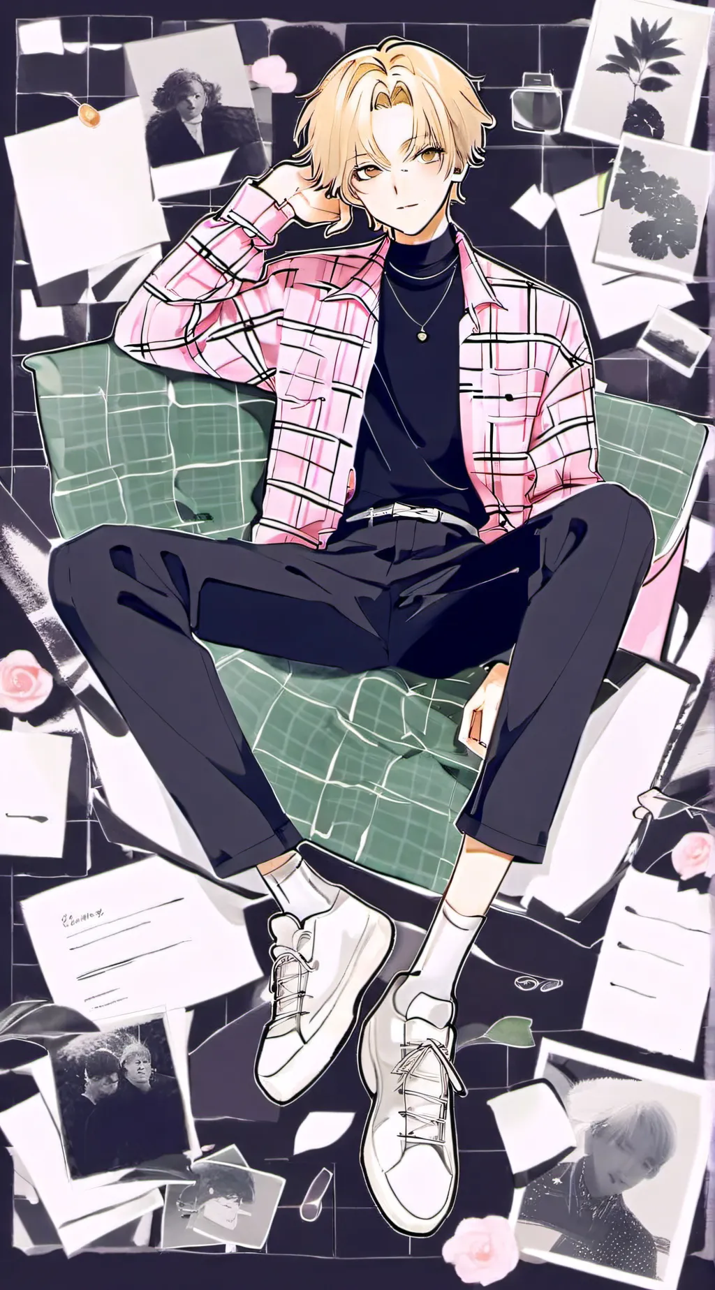 ai character: ★~Zack~★ background