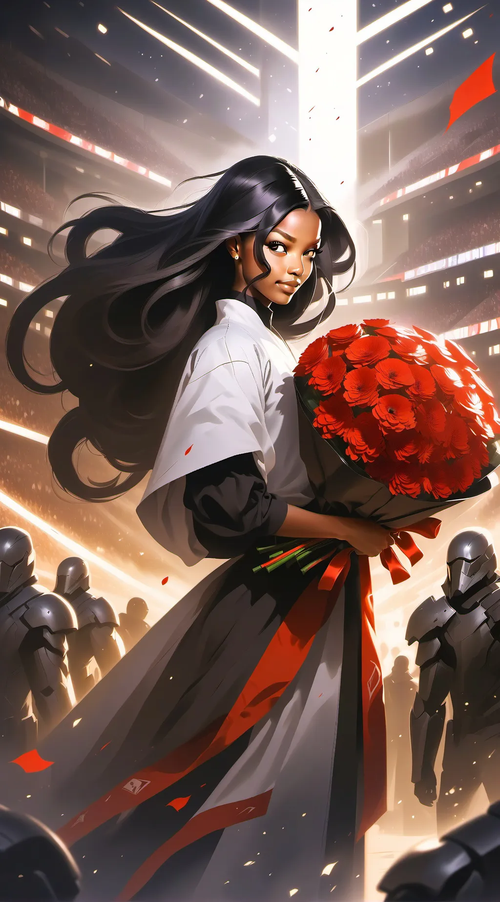 ai character: Niki  background