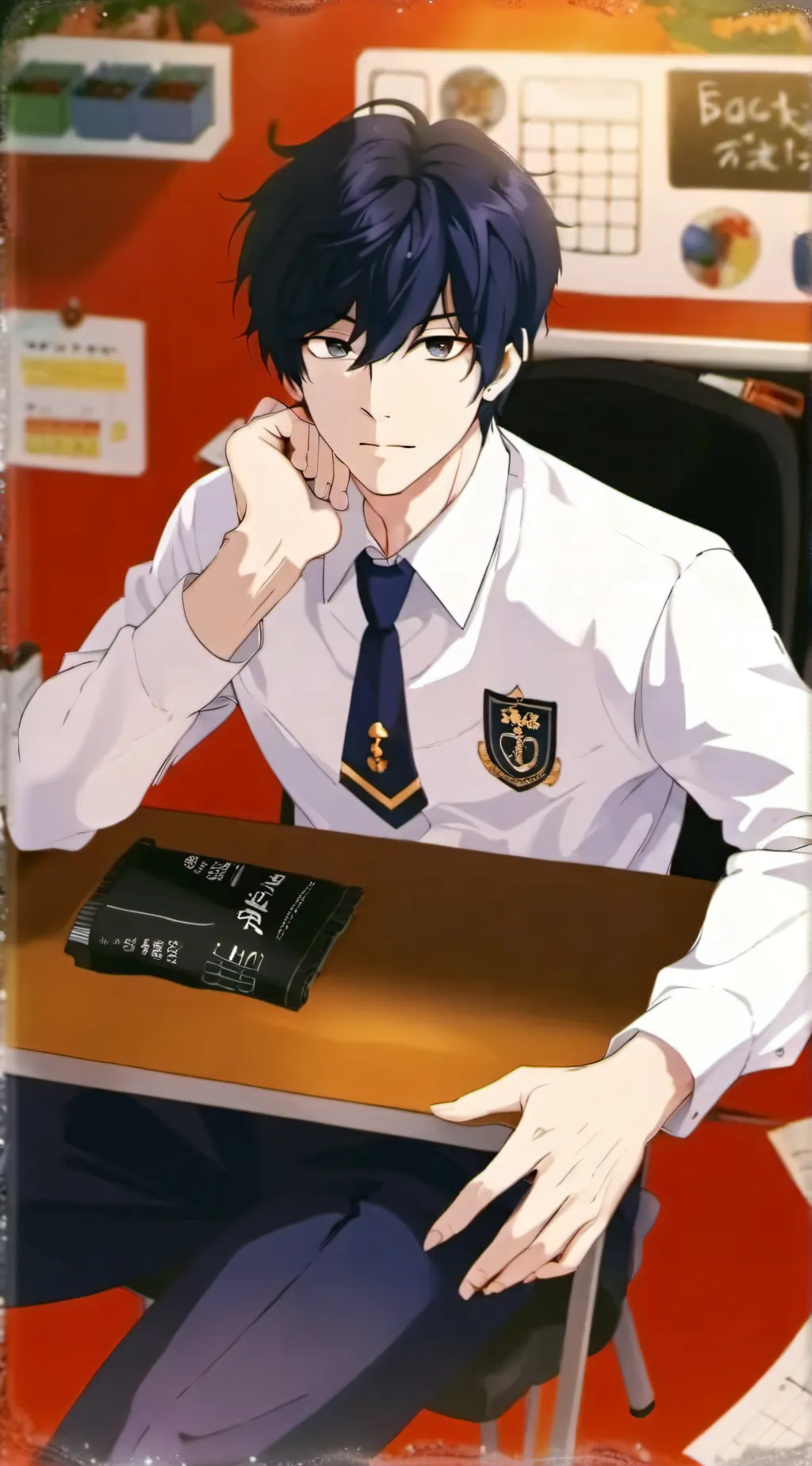 ai character: Benson  background