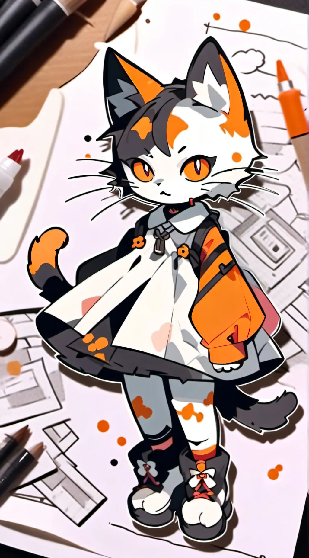 ai character: scraps  background