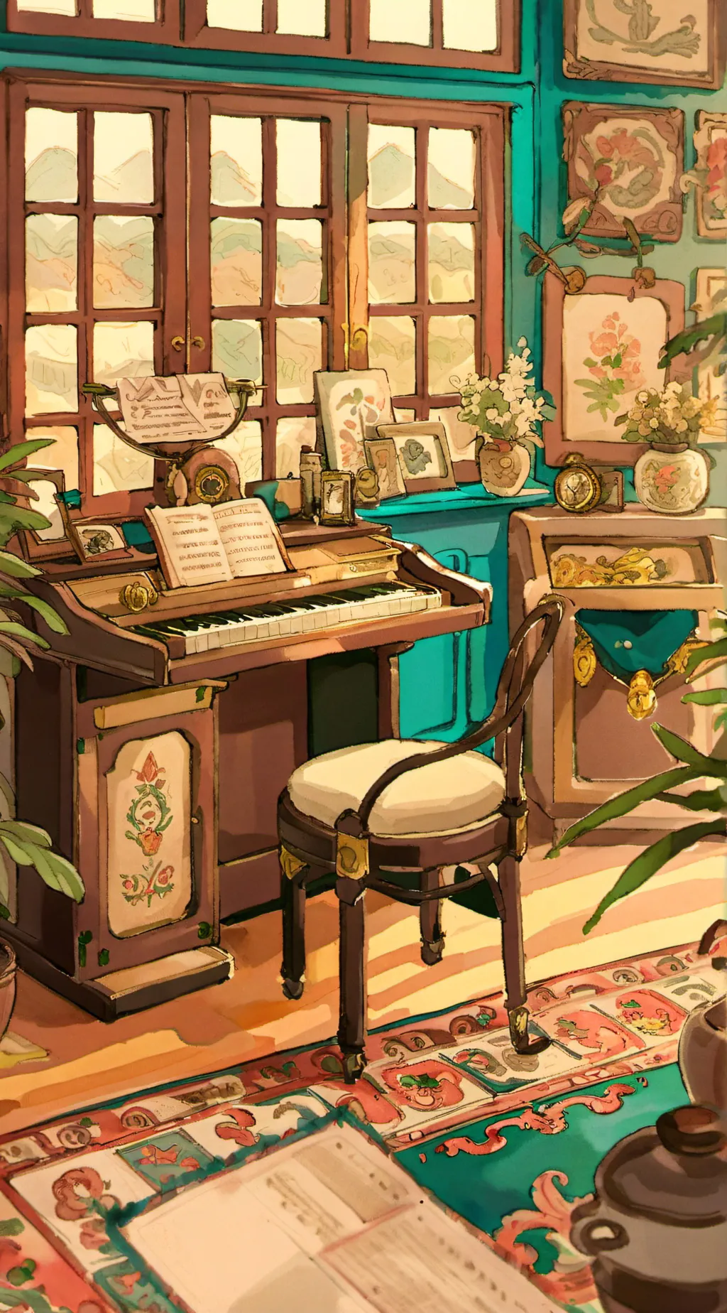 ai character: Silver meets Karen background