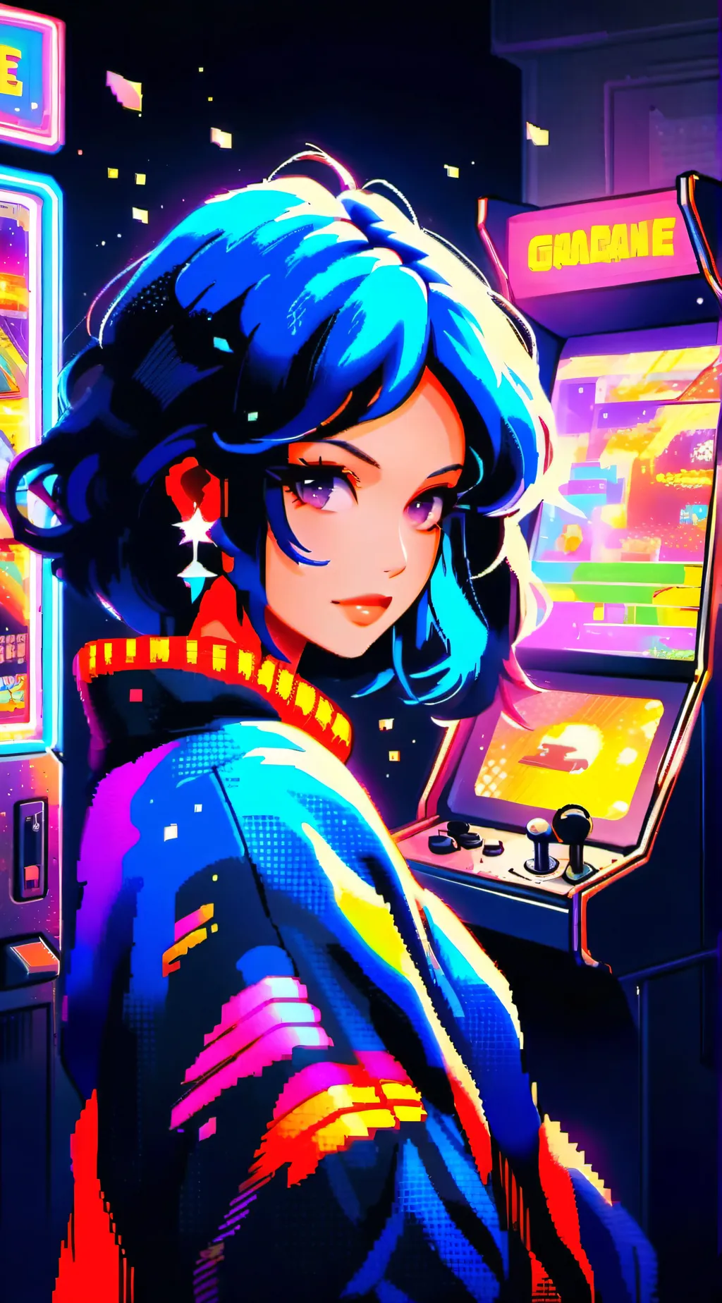 ai character: Zoey background