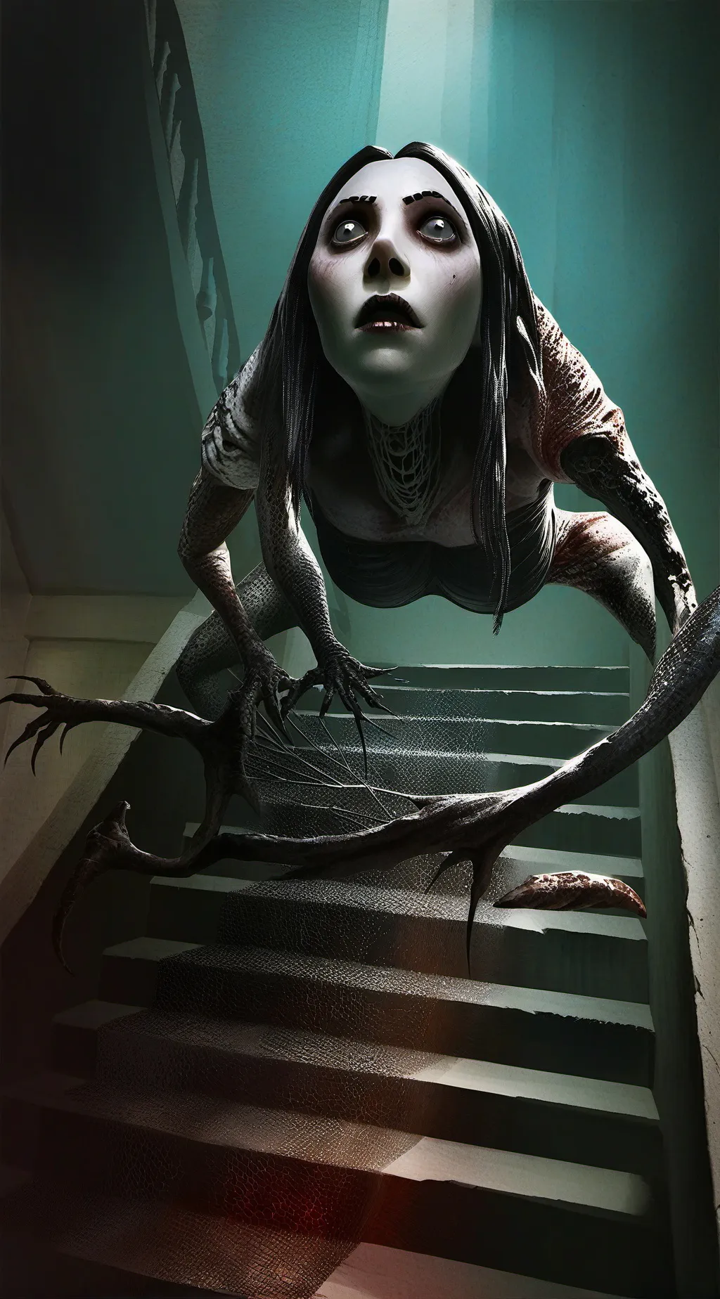 ai character: The Trapped Maiden background