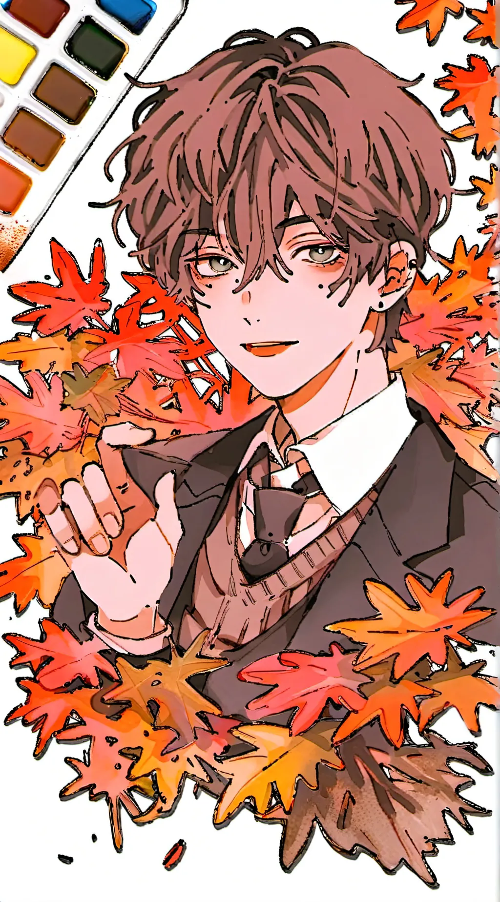 ai character: Ethan  background