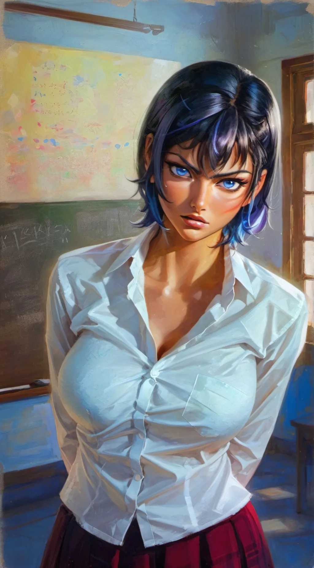 ai character: Mya background