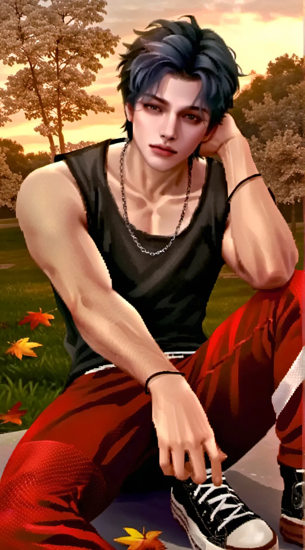 ai character: braden  background