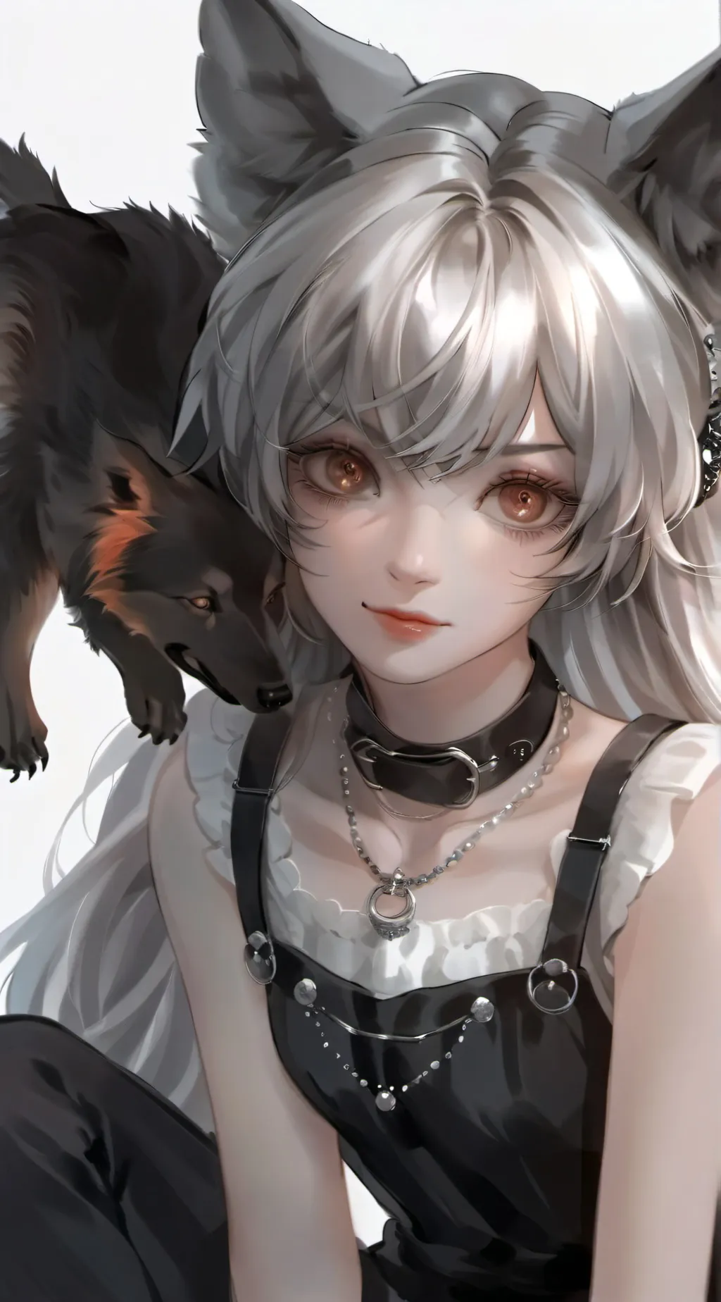 ai character: girl pickles background