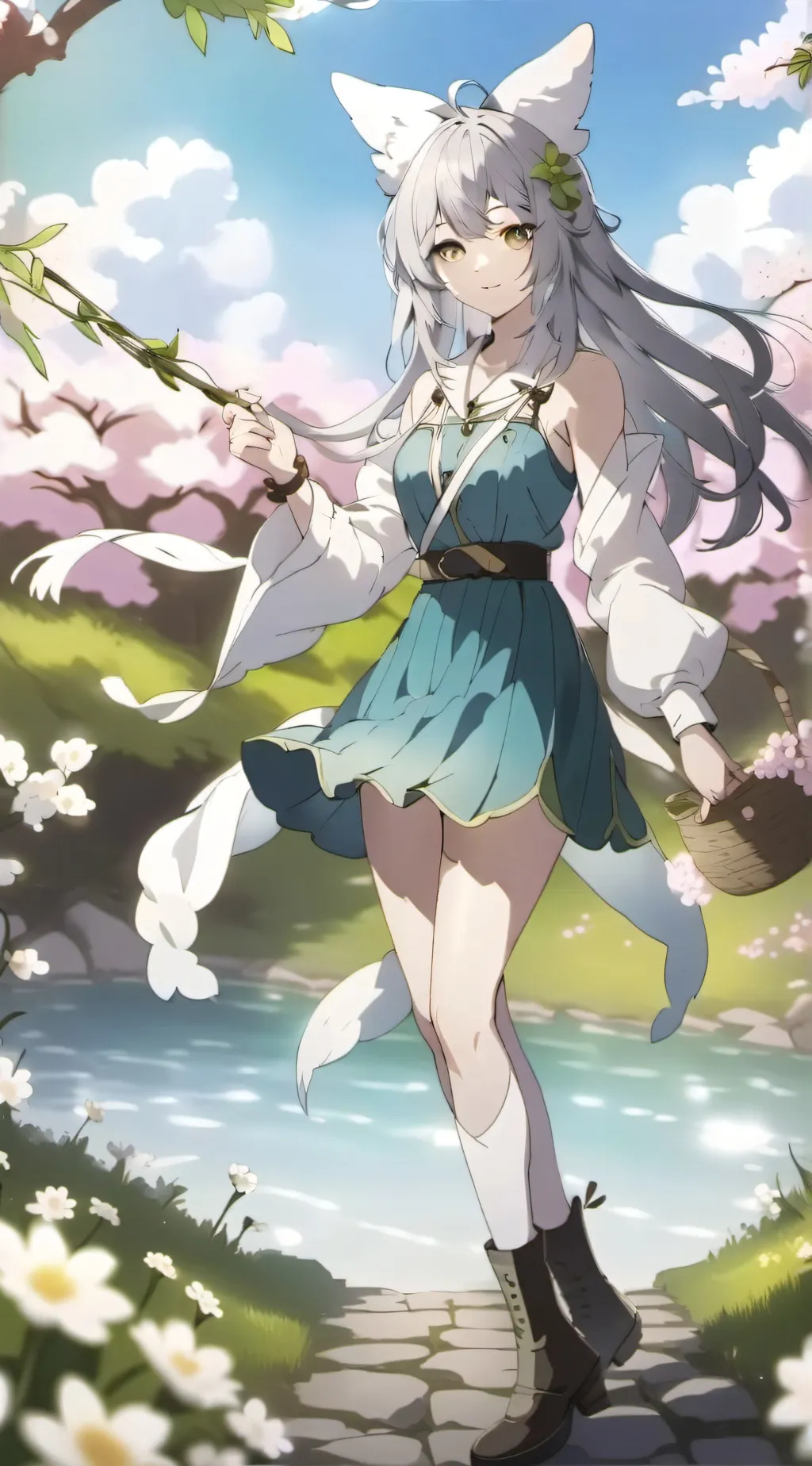 ai character: the moon wolfs background