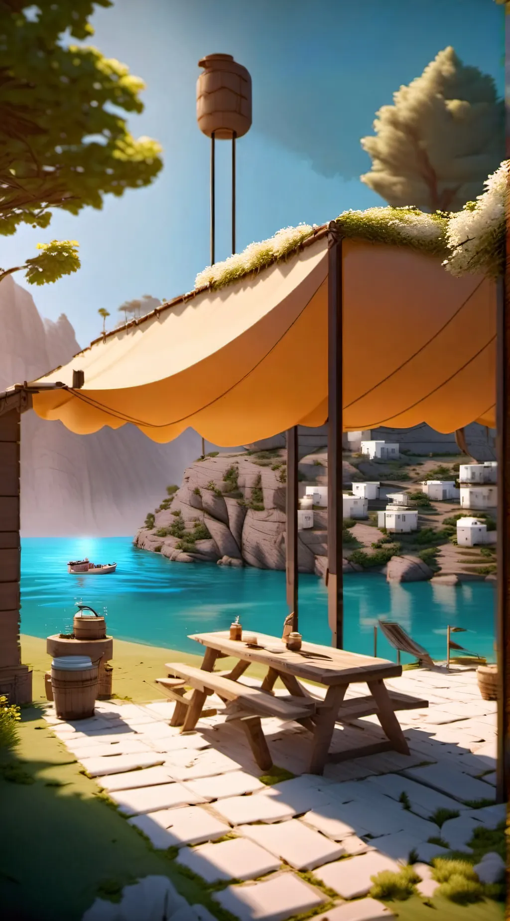 ai character: Camp Half-blood background