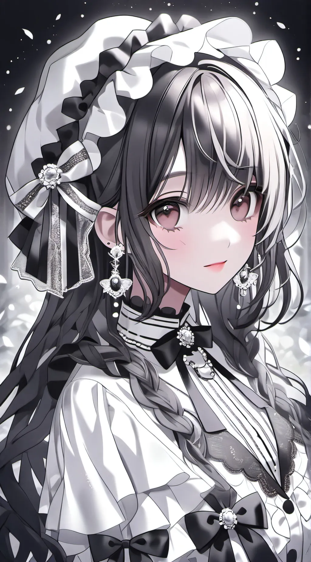 ai character: POLY BRIGHT LIGHTS background