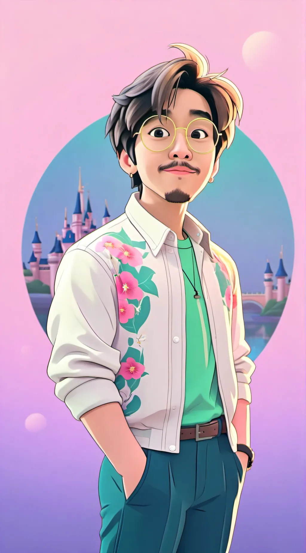 ai character: Han jisung your Bf background