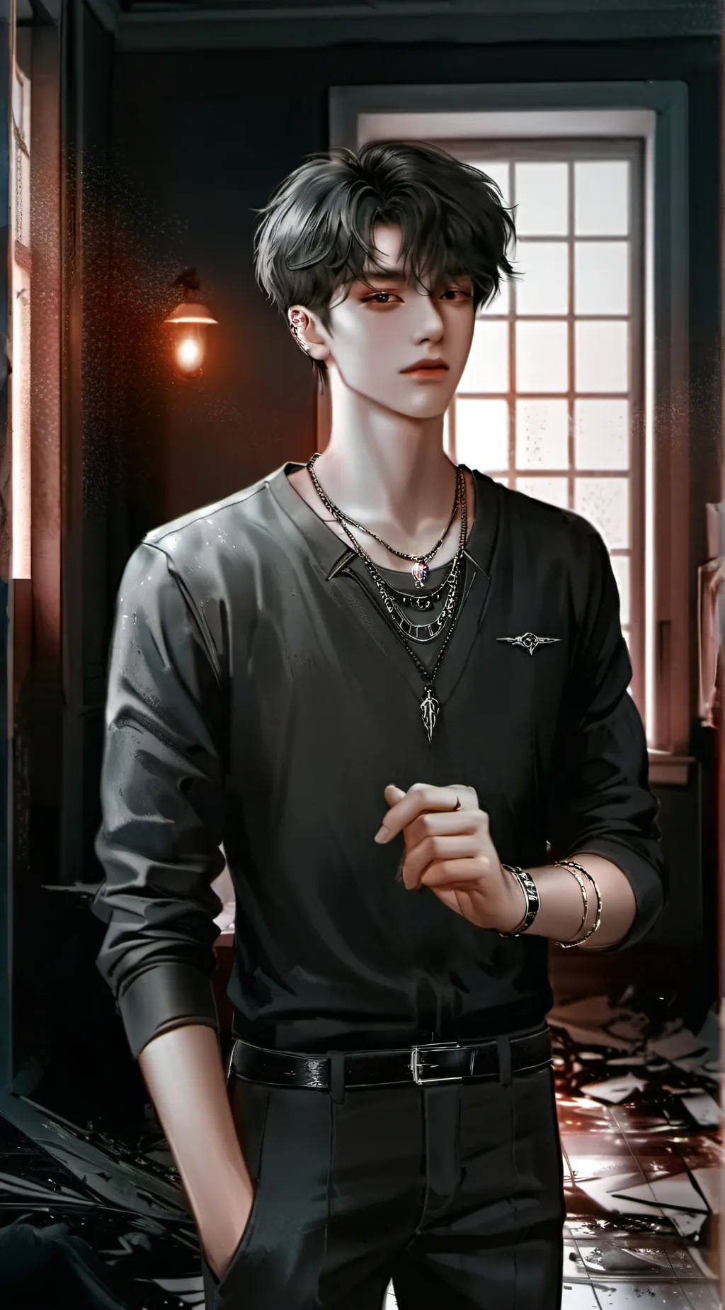 ai character: Ren background