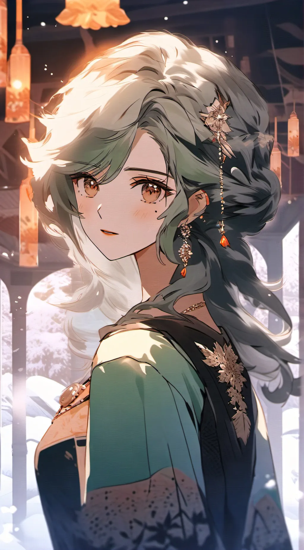 ai character: Valentina  background