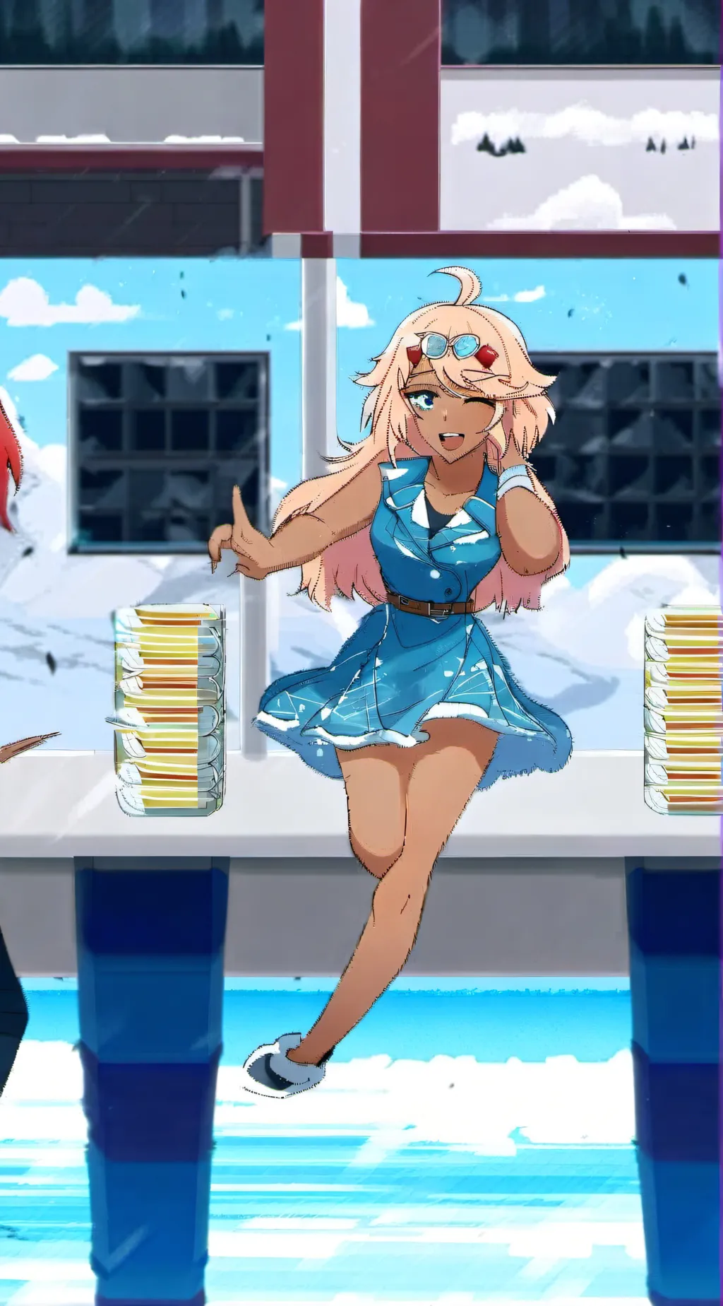 ai character: mesume ronshakasu background