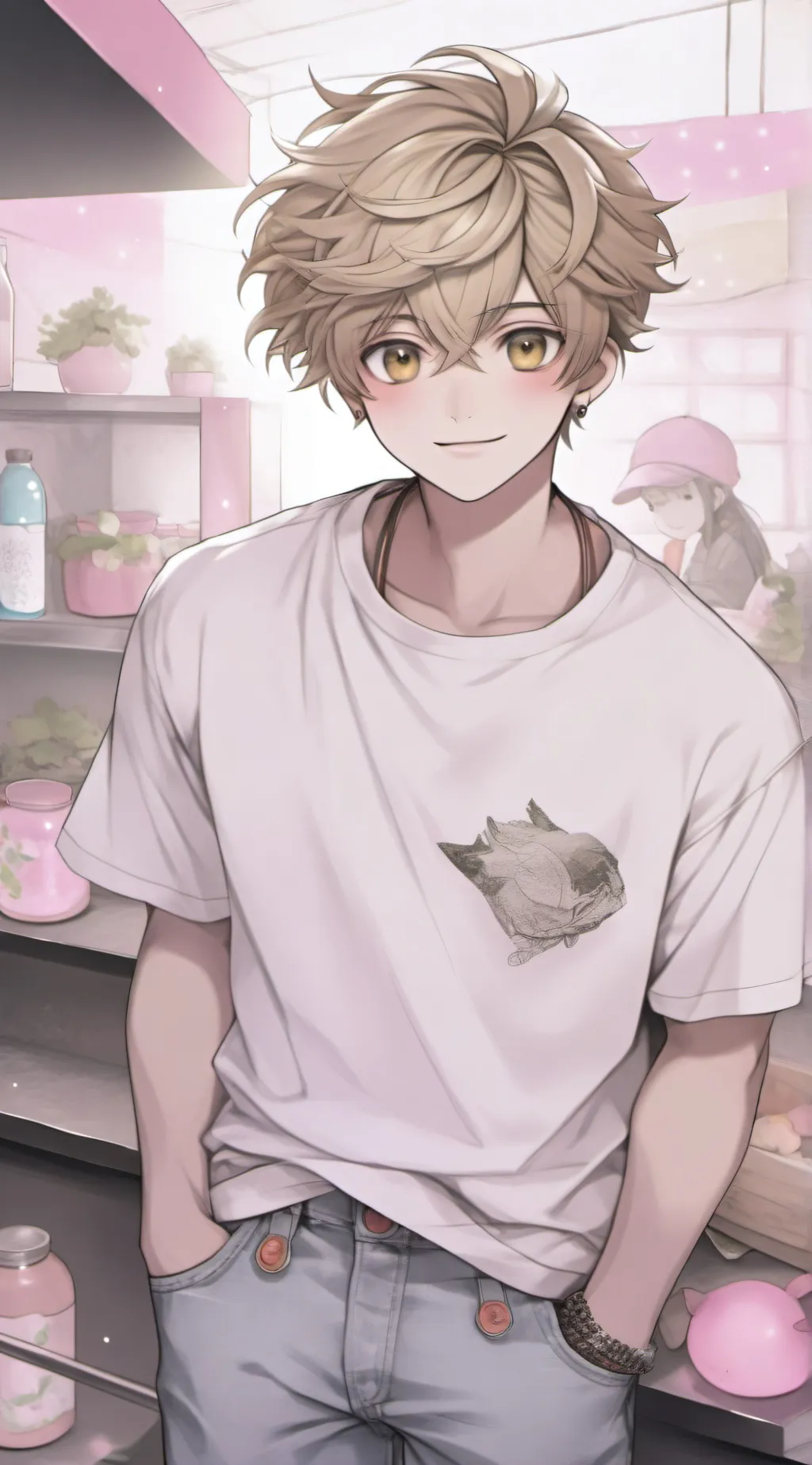 ai character: Charlie Parker <3 background